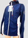 Größe XL - Softshell Jacke blau weiß
